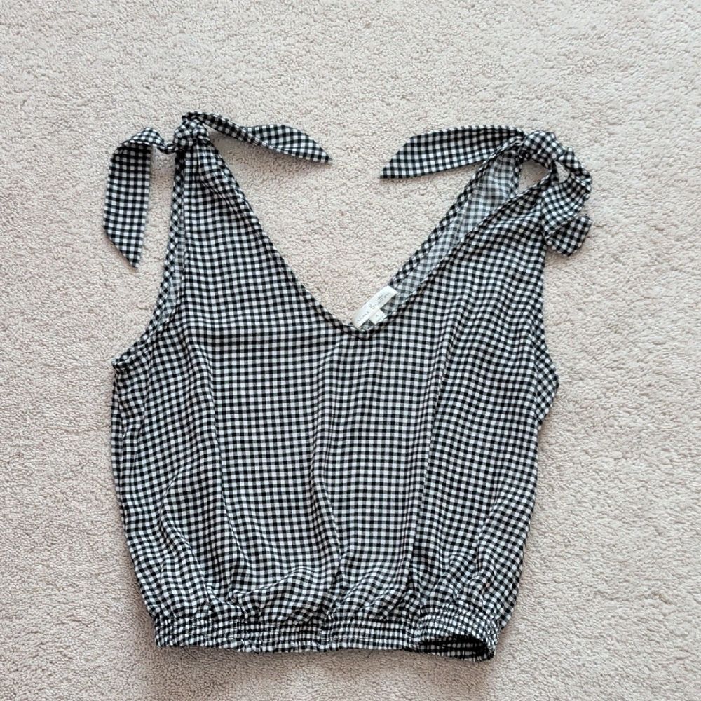 Stitch Fix Nine Britton Sarah Tie Shoulder Blouse Size M